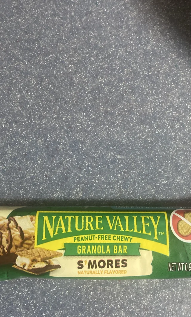 Peanut free chewy granola bar (s’mores) by Nature Valley - Tier D kids snack