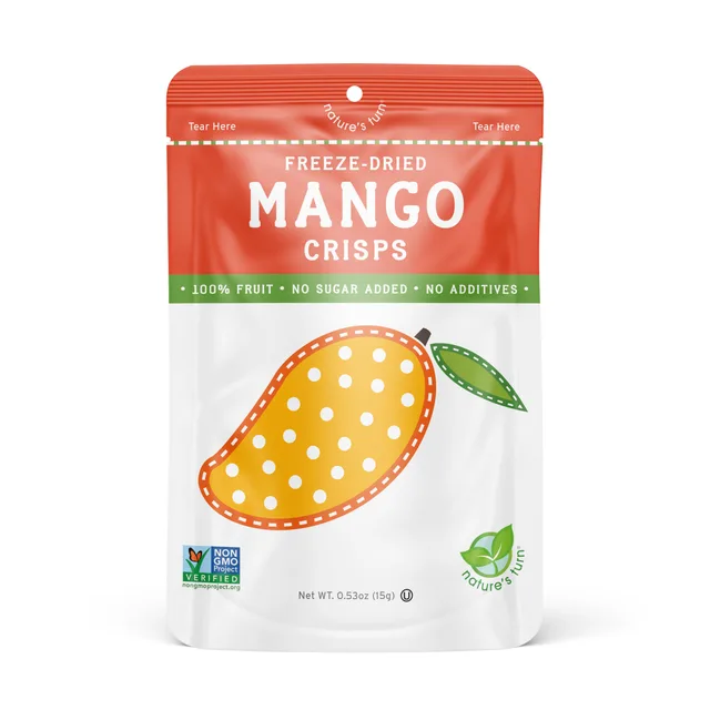 Freeze-Dried Mango Crisps by Nature's Turn - Tier B kids snack