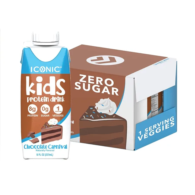Iconic Kids Chocolate Carnival Protein Shake by Iconic Kids - Tier A kids snack