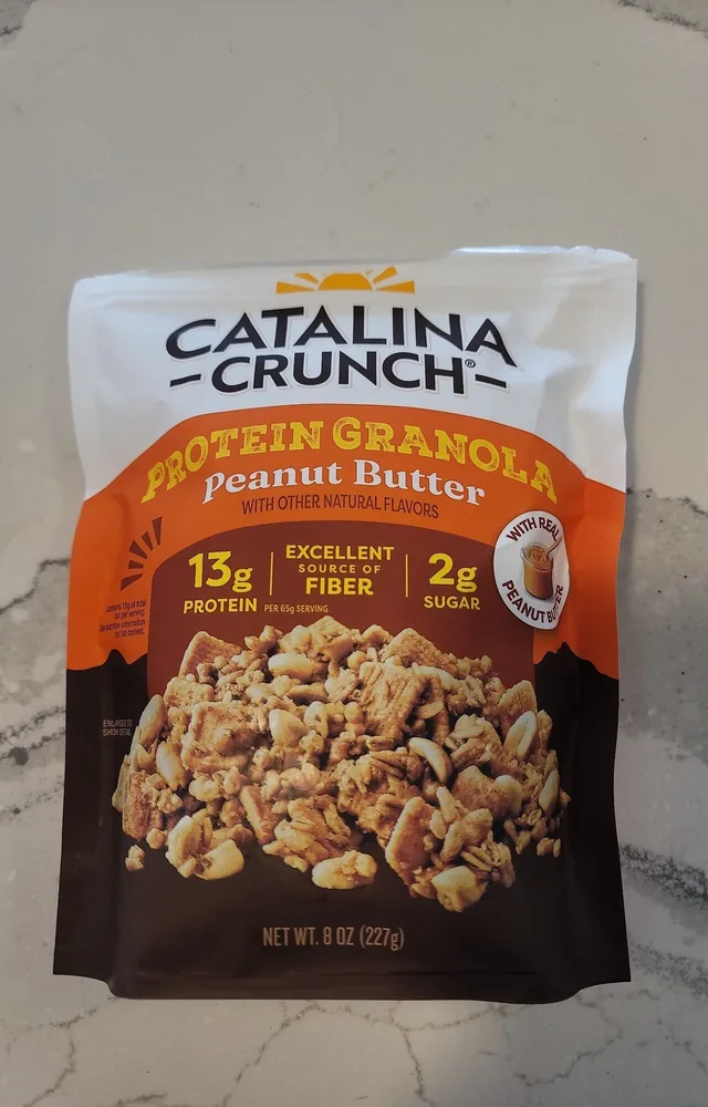 Protein Granola Peanut Butter by Catalina Crunch - Tier B kids snack