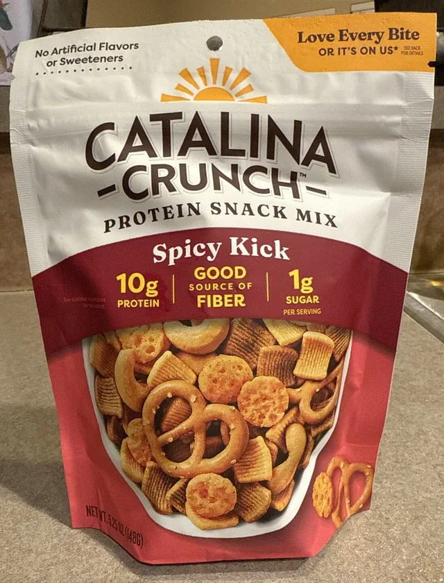Spicy Kick Protein Snack Mix by Catalina Crunch - Tier B kids snack