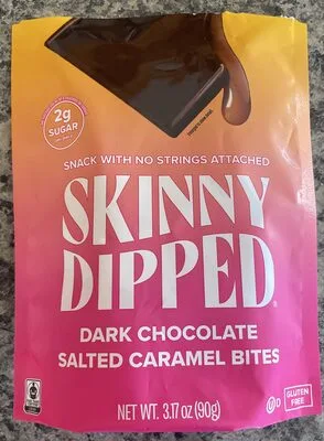 Dark Chocolate Salted Caramel Bites by Skinny Dipped - Tier C kids snack