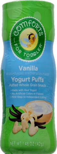 Yogurt Puffs, Whole Grain Snack, Vanilla by Comforts For Toddler - Tier C kids snack