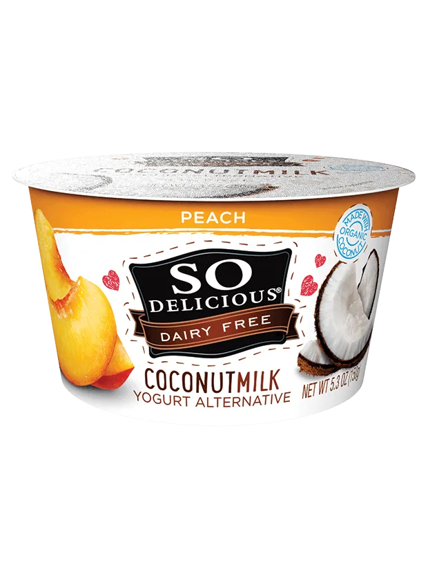 Peach Coconutmilk Yogurt by So Delicious - Tier E kids snack