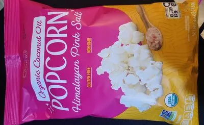 Organic Coconut Oil Popcorn Himalayan Pink Salt by Clancy's - Tier A kids snack
