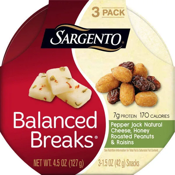Balanced Breaks - Honey Peanut by Sargento - Tier C kids snack