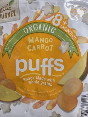 Mango Carrot Puffs by Little Journey - Tier C kids snack