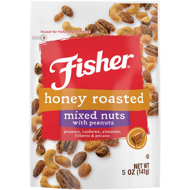 Honey Roasted Mixed Nuts by Fisher - Tier C kids snack