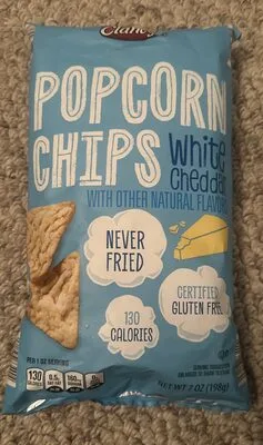 Popcorn Chips white cheddar by Clancy's - Tier B kids snack
