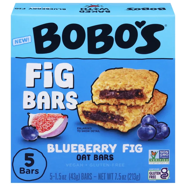 Blueberry Oat Bar by Bobo's - Tier E kids snack