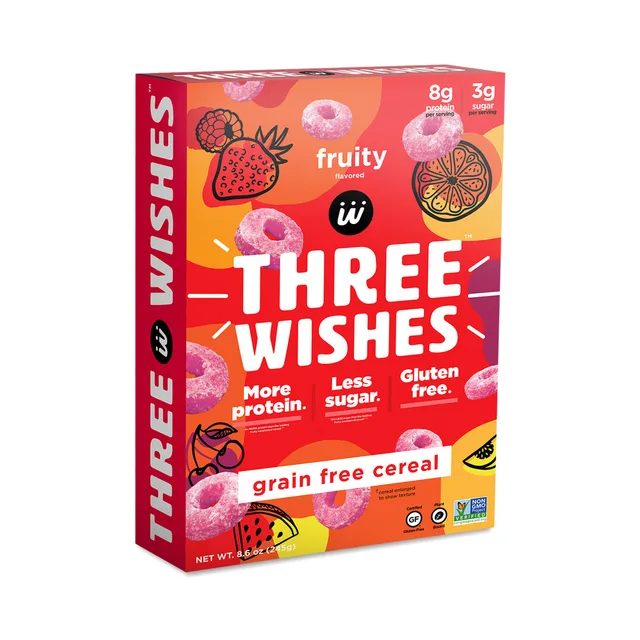 Three Wishes Grain-Free Fruity Cereal by Three Wishes - Tier D kids snack