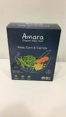Peas, Corn, & Carrots Organic Baby Food by Amara - Tier C kids snack
