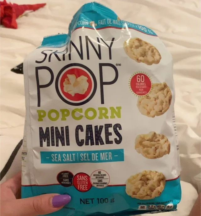 Sea Salt Popcorn Mini Cakes by SkinnyPop - Tier A kids snack
