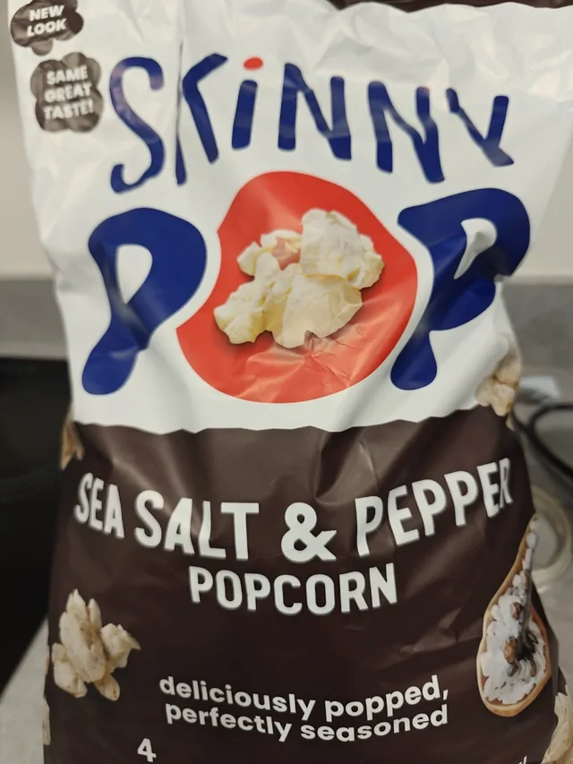 Sea Salt & Pepper Popcorn by SkinnyPop - Tier A kids snack