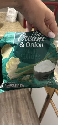Baked Ripples Sour Cream & Onion Flavored Potato Crisps by Clancy's - Tier C kids snack