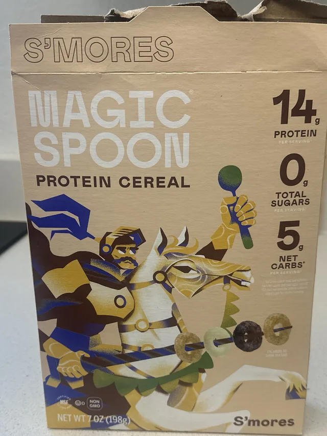 S'mores Protein Cereal by Magic Spoon - Tier A kids snack