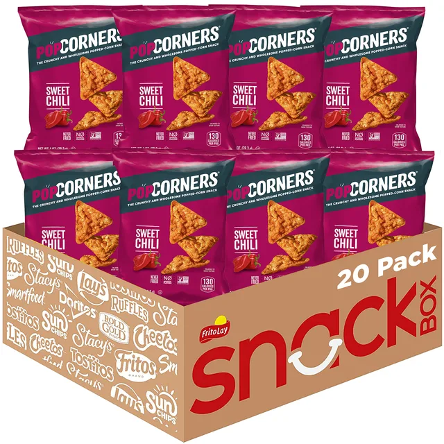 Popped-Corn Chips — Sweet Chili by Popcorners - Tier C kids snack