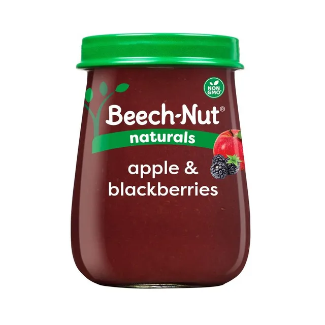 Beech-Nut Non-GMO Naturals Apple & Blackberry Baby Food Jar by Beech-Nut - Tier B kids snack