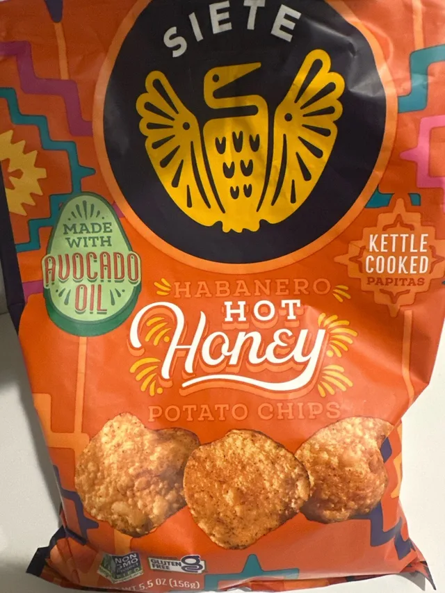 Habanero Hot Honey Potato Chips by Siete - Tier C kids snack