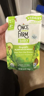 Peas Pass the Greens by Once Upon a Farm - Tier B kids snack