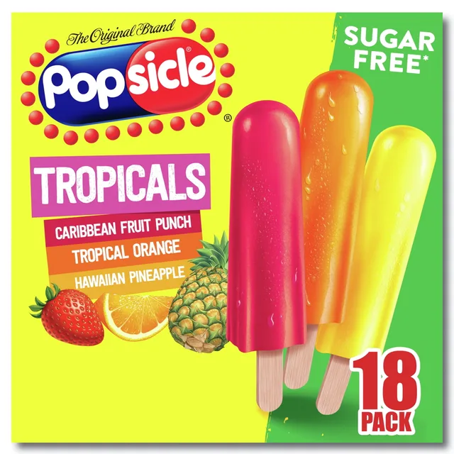 Sugar Free Tropicals by Popsicle - Tier A kids snack