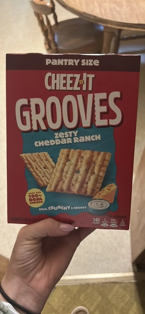 Zesty Cheddar Ranch Grooves by Kellogg's - Tier C kids snack
