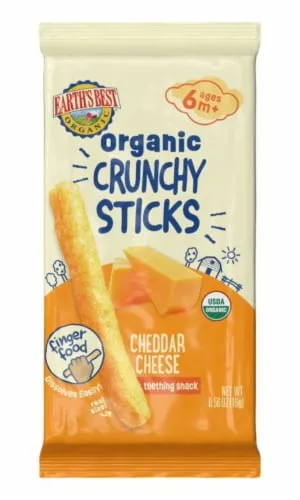Crunchy Sticks by Earth's Best - Tier B kids snack