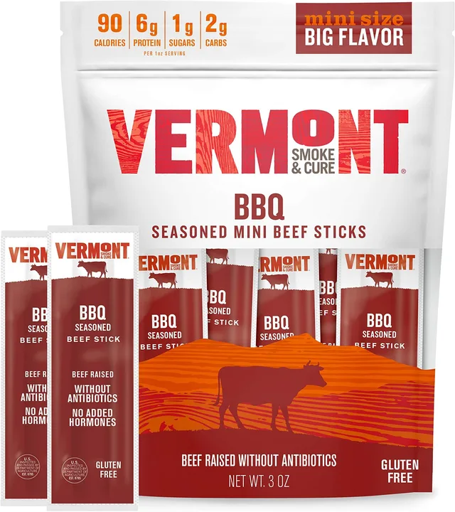 BBQ Beef Sticks by Vermont Smoke & Cure - Tier C kids snack