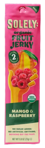 Mango & Raspberry Fruit Jerky by Solely - Tier B kids snack