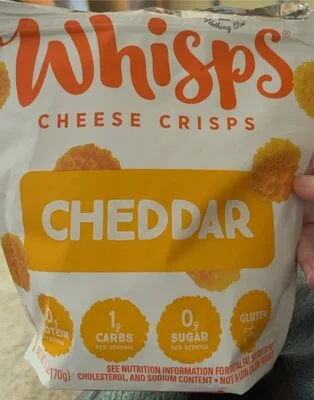 Cheddar Cheese Crisps, Cheddar by Whisps - Tier A kids snack
