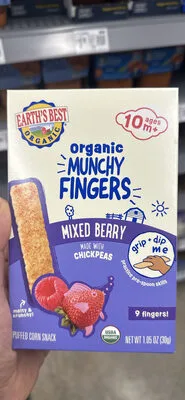 Munchy Fingers Mixed Berry by Earth's Best - Tier A kids snack