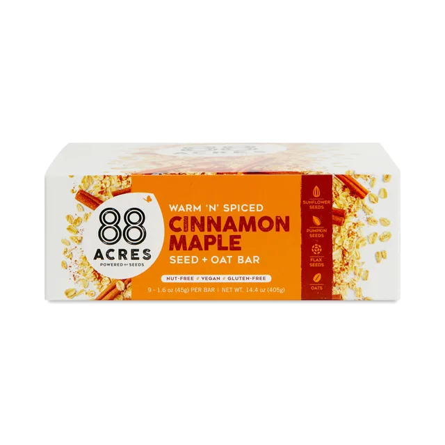 88 Acres Cinnamon Oat Seed Bar by 88 Acres - Tier D kids snack
