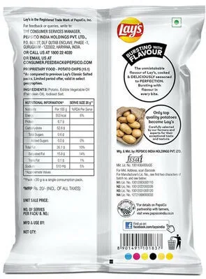 classic salted chips by Lay's - Tier A kids snack