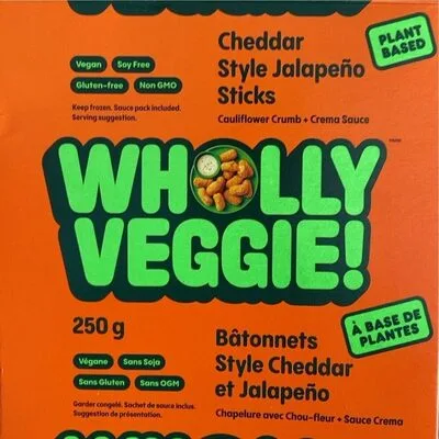 Cheddar Style Jalapeño Sticks by Wholly Veggie - Tier A kids snack