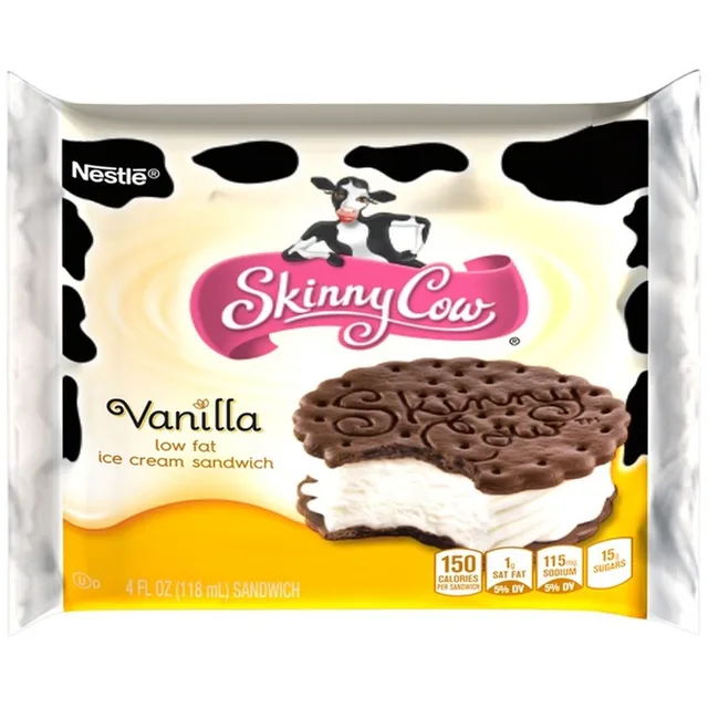 Skinny Cow Vanilla Ice Cream Sandwich by Skinny Cow - Tier E kids snack