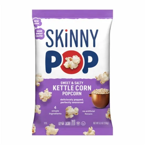 Sweet & Salty Kettle Corn Popcorn by SkinnyPop - Tier E kids snack