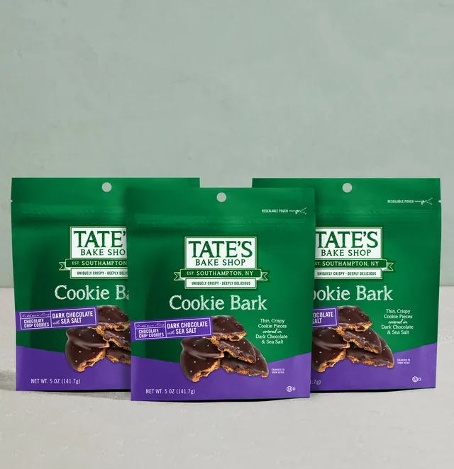Dark Chocolate Cookie Bark by Tate's Bake Shop - Tier E kids snack