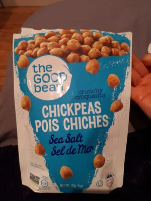 Sea Salt Crunchy Chickpeas by The Good Bean - Tier B kids snack