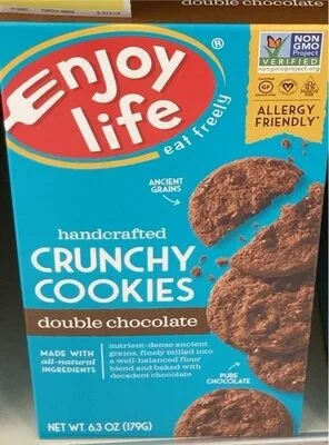 Double Chocolate Crunchy Cookies by Enjoy Life - Tier E kids snack