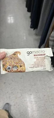 MACROBAR smooth sanctuary oasis soyeuse double chocolate + peanut butter chips bar by GoMacro - Tier B kids snack