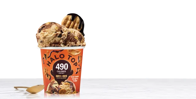 P.B. Cookie Dough & Fudge by Halo Top - Tier E kids snack