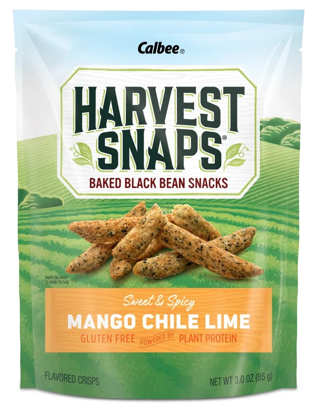 Black Bean Snack Crisps Mango Chile by Harvest Snaps - Tier C kids snack
