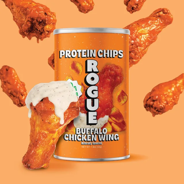 Rogue Buffalo Chicken Wing Protein Chips (Can) by Rogue - Tier B kids snack