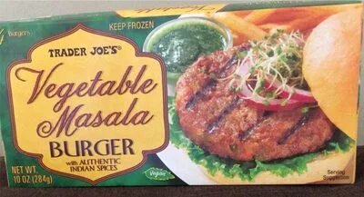 Vegetable masala burgers by Trader Joe's - Tier C kids snack