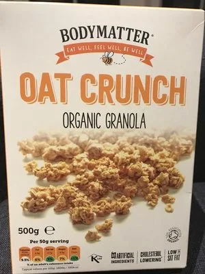 Oat Crunch Organic Original Granola with Honey by bodymatter - Tier D kids snack