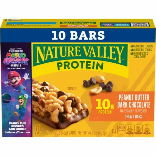 Protein bar peanut and chocolate by Nature Valley - Tier E kids snack