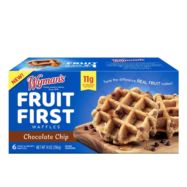 Wyman's Wyman's Fruit First Waffles - Chocolate Chip by Wyman's - Tier D kids snack
