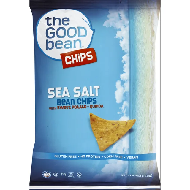 The Good Bean, Bean Chips, Sea Salt by The Good Bean - Tier C kids snack