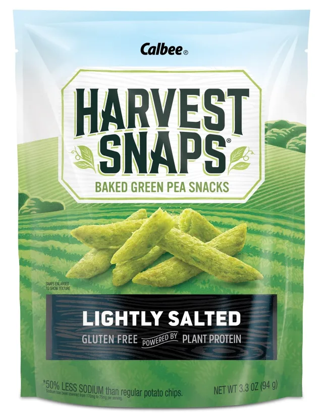 Lightly Salted Snack Crisps by Harvest Snaps - Tier B kids snack