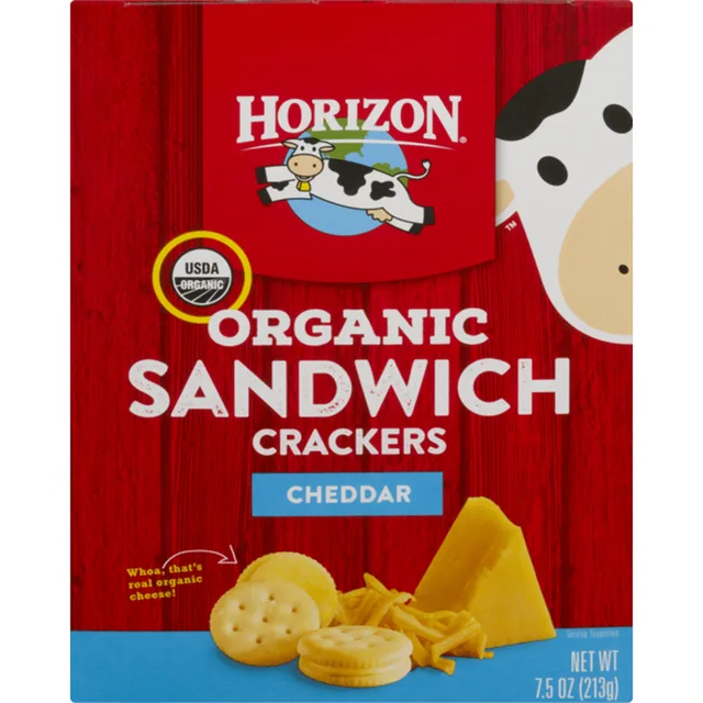 Organic sandwich crackers by Horizon Organic - Tier C kids snack